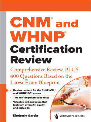 cover image of CNM&#174; and WHNP&#174; Certification Review